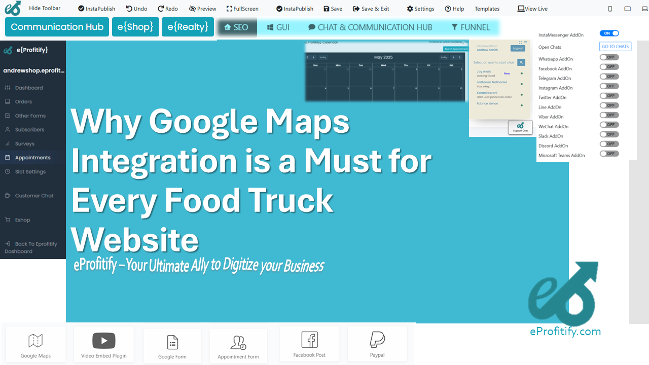 Why Google Maps Integration is a Must for Every Food Truck Website